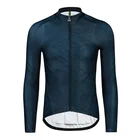Thermal Fleece Men Top Road Bike Wear Long Sleeves Jacket Custom Winter Cycling Jersey