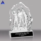 Crystal Golf Crystal Trophys And Awards Hot Sale Manufacturer Blank Crystal Golf Basketball Trophy Award For Sports Event