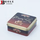 Metal Tins High Quality Food Grade Square Fudge Tins