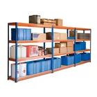 Warehouse Medium Duty 200 Kg Industrial Home Depot Four Tier Storage Rack Shelf Large Size Storage Rack