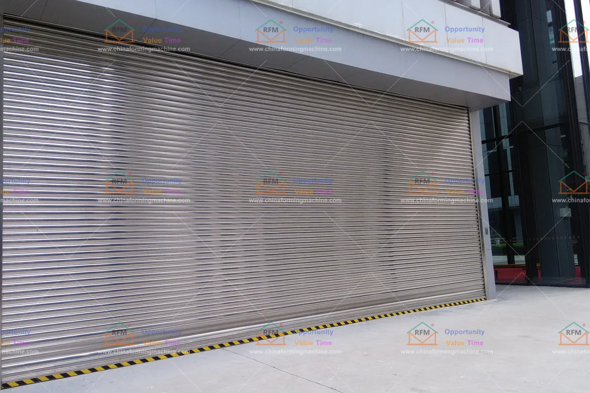 For shopping malls produced by rolling door manufacturers Multi-printing roller door continuous piece forming machine