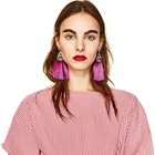 2019 Fashion Earring Designs New Model Earrings Fashion Crystal Diamond Tassel Earring Jewelry