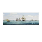 Large Panel Sailboat Wood Stretch Bar Polyester Paintings Art On Canvas