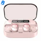Gift Pink Wireless Earphone N303 Girl Headset Cool Design 2000mAh Charging Bin Gift For Christmas Free Logo Printing
