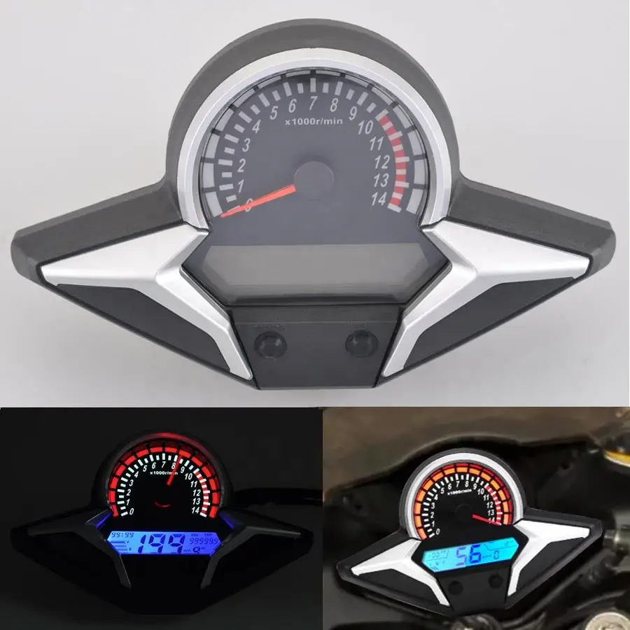 Motorcycle LED LCD Digital Speedometer Odometer Tachometer Gauge Fits For Honda CBR250 R Ultra Low Wholesale Price