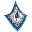 Custom Design High Quality Branded Twill Silk Polyester Scarves Custom Printed Women Polyester Scarf