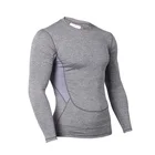 high quality t shirts fitness long sleeve wear men running sports gym t shirt for men