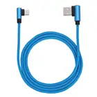 Factory Wholesale 1M 2.4A Max Right Angle USB C Charging Cable For Xiaomi Huawei Samsung