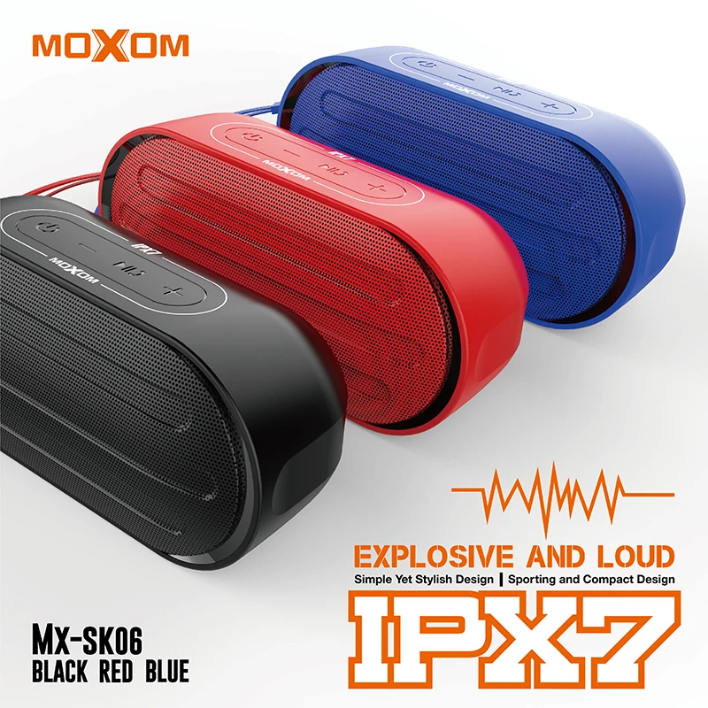 CE ROHS Hands Free Wireless Bluetooth Speaker Portable Waterproof Bluetooth Speaker With TF Card Reader - ANKUX.COM