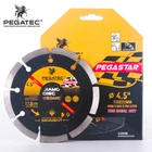 Blade PEGASTAR 4.5inch 115mm Double Tuck Point Diamond Saw Blade For Concrete