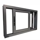 cleaning cradle black windows 4 panels horizontal pivoting aluminum casement window for nigeria