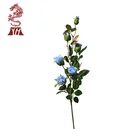 natural touch romantic blue faux flowers silk for wedding