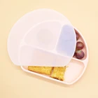 BPA Free Non Spill Divided Suction Food Dinner Sets Kids baby feeding plates