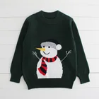 in stock wholesale customize unique design Christmas tree winter cashmere wool pullover sweater for children