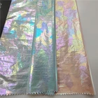 High Quality Wholesale gold print fabric nylon taffeta for fashion cloth