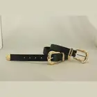 Belt Women's Fashion Double Buckle PU Belt