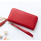 FASHION WOMEN WALLET SIMPLE BOW COIN PURSE ZIPPER LONG LADIES HAND BAG CARD HOLDER