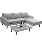 Furniture Outdoor L Shape Garden Furniture Outdoor Rattan Furniture