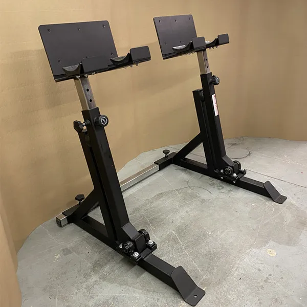 Ydyfit Adjustable Horizontal Dumbbell Spotter Stands With Pivot System