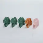 Hot Sale popular crystal carving elephants various natural stones hand carving animals elephants