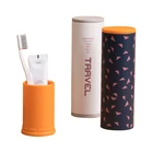 Customize toothbrush holder toothbrush box travel plastic toothbrush holder with cover