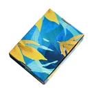 Printed Recyclable Product Packaging Box Carton Blue Gift Box Color Printed