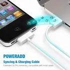 Charging Poweradd Usb Data Charging Cable 4Ft/1.2m 30 Pin Dock Connector To Magnetic Usb Data Cable For IPhone