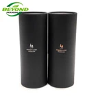 ECO- Friendly Factory Made Food Packaging Cardboard Tubes Black Paper Round Box With High Quality