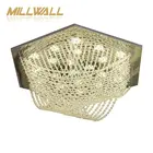 New Fashion Design Modern Linear Ceiling Light Lighting Ceilling Pendant Lamp For Hotel