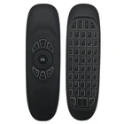 Mini keyboard air mouse TV remote control with lithinm battery 2.4g wireless remote