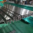 Steel Stainless Single Slotted Thin Wall Polished Decorative 316 40MM Steel Stainless Rectangular Tube