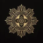 Custom Fashion High Quality Eastern Mystic Force Totem Printing Designs T Shirt