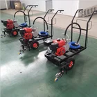 Road Line Hand Push Portable Spray Cold Paint Road Line Marking Machine
