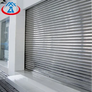 product-Zhongtai-36003000 201 Stainless Steel CommercialExterior Roller Shutter Door for Shop-img