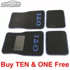Premium Full Set Car Carpet Floor Mat for Sedan and SUV with Driver Heel Pad