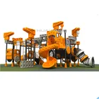 2020 children plastic swing and slide outdoor playground equipment set for sale
