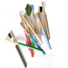 Bamboo Bamboo Toothbrush Wholesale Reusable Biodegradable Organic Charcoal Bamboo Tooth Brush With Detachable Head