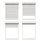 Design Smart Security Exterior Storm Roller Blinds Aluminum Window Shutter