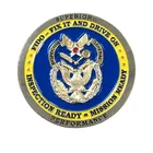 Coin Maker Custom Round Shape Eagle Souvenir Military Challenge Coins