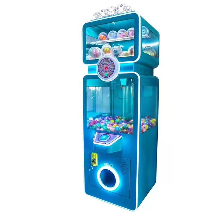 Threeplus Coin Operated Toys for Vending Capsules Plastic Claw Prize Machine for Sale