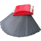 45Pcs Sandpaper Water Proof Silicon Carbide Abrasive Paper with Sandpaper Holder