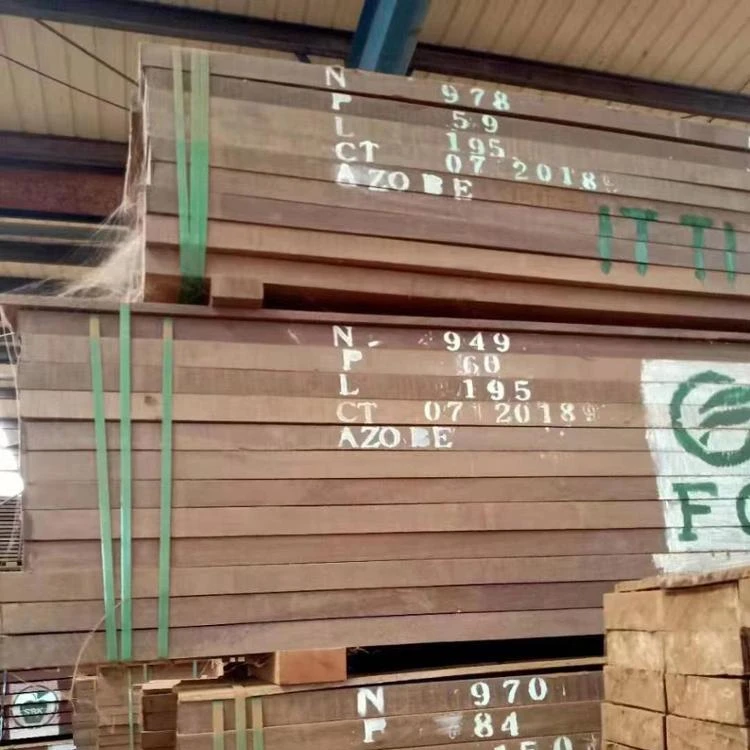 AZOBE hout voor meubels maken, 40 ''x 8' Ruw Gezaagd hout Board, Kwart gezaagd hout in building