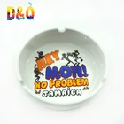 Wholesale market corporate white custom logo printing ashtray gift sets