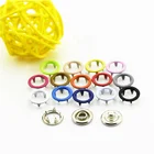 Nickel-free Button Buttons Button Baby 6mm Metal Prong Snap Button