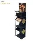 Customized promotional metal material perfume display shelf