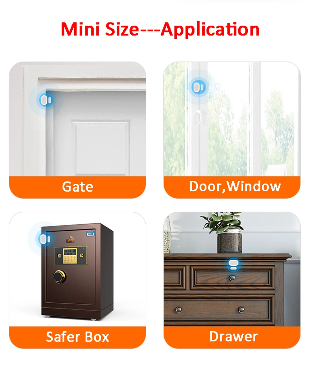 Hot sale new wifi Tuya ZigBee alarm sensor for smart home wireless security system with gateway hub - ANKUX.COM