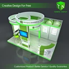 Fashionable lighting booth design from Shanghai