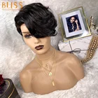 Bliss Emerald Short Pixie Cut Human Hair Wig Virgin Brazilian Cuticle Aligned Wig Perruques Naturelles Courtes