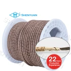 Braided Electric Braid Wire 450C 600C Fiberglass Wrapped Braided Insulated Electric Wire