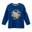 2020 New Style Boys Shirt Blue Toddler Summer Blouse Long Sleeve Boy 6 Years Old Cloths